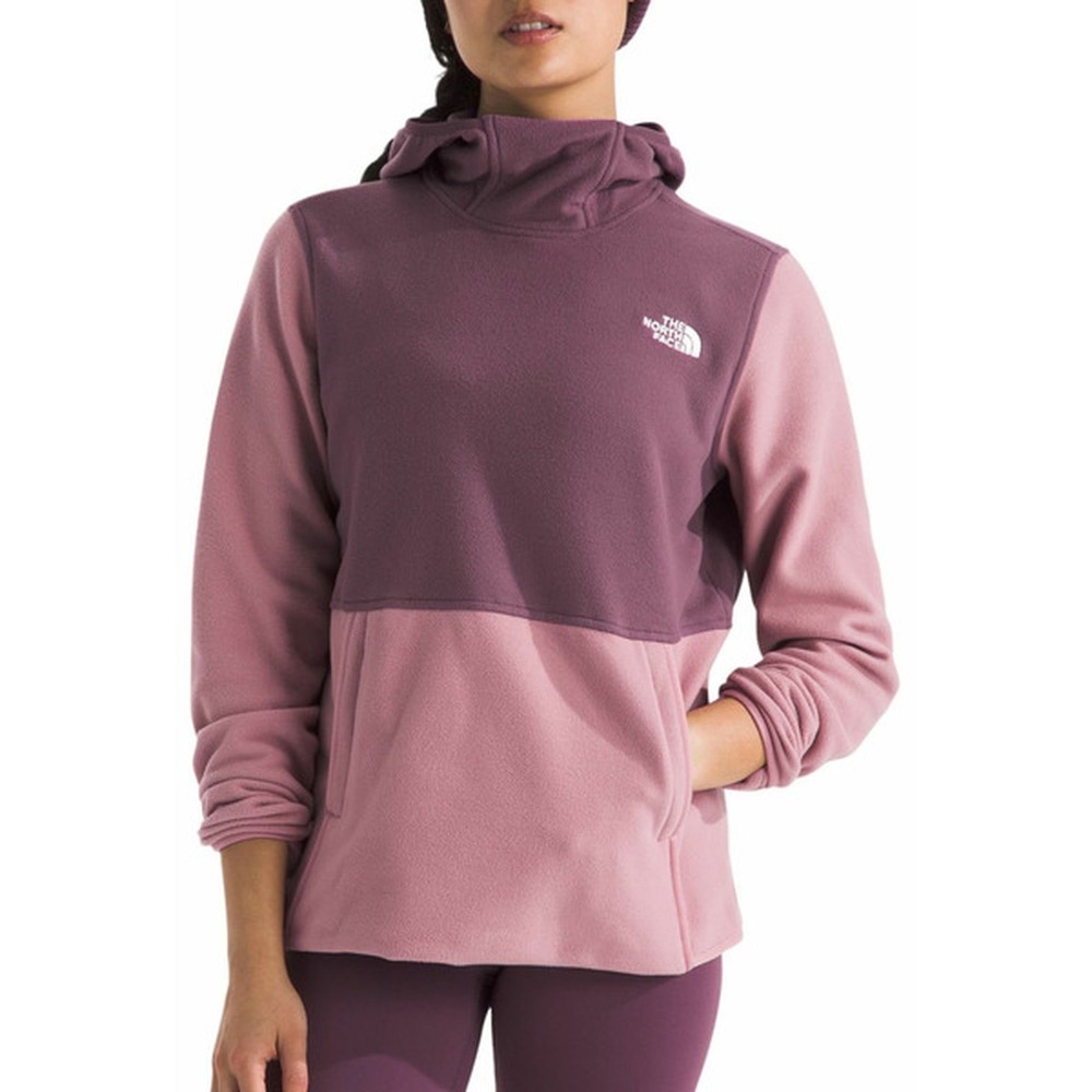 The North Face Women's Glacier Fleece Pullover Hoodie Pink Purple Size XS NWT